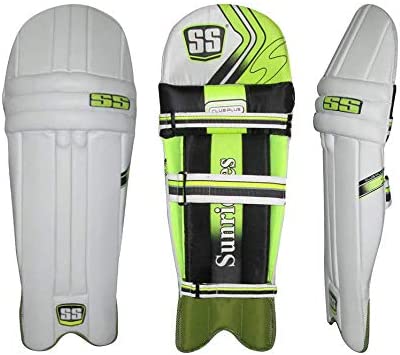 SS Cricket Club Plus Batting Leg Guards - Men's Size, (Black, Blue,Royal Blue,Green)
