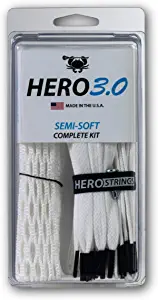 ECD Lacrosse Hero 3.0 Complete Kit Lacrosse Mesh and HeroStrings