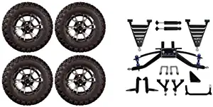 3G Heavy Duty Lift Kit Combo with 12" Flash Wheels for Yamaha Drive/G29 Golf Carts