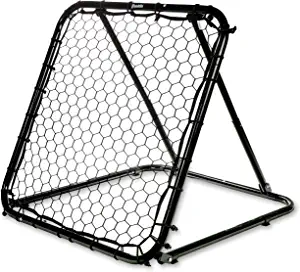 Franklin Sports Basketball Pass Back Rebounder Net - Multi-Sport Training Rebound Screen - Perfect for Passing and Shooting Practice - 3' x 3', Black (92499X)