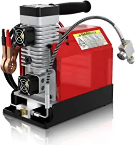 GX PUMP CS2 Portable PCP Air Compressor, 4500Psi/30Mpa,Oil-Free,Powered by Car 12V DC or Home 110V AC with Adapter (Included), Paintball/Scuba Tank Compressor Pump with Extra Moisture-Oil Separator