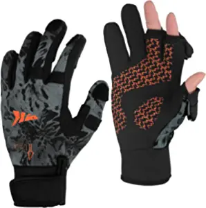 KastKing Mountain Mist Fishing Gloves Cold Winter Weather Fishing Gloves Fishing Gloves for Men and Women Ideal as Ice Fishing, Photography, or Hunting Gloves