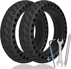 TOPOWN 2 pcs Solid Tire for Xiaomi m365 Electric Scooter gotrax gxl/gotrax XR with 3 Installation Tools, 8.5 inches Electric Scooter Solid Tires, with Installation Instructions and Installation Video