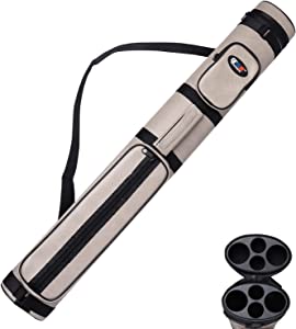GSE Games & Sports Expert 2x2 Deluxe Hard Billiard Pool Cue Stick Carrying Case (Several Colors Available)