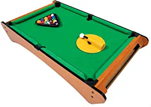Big Time Pivot Pool Tabletop Portable Billiards Game with 16 Balls, Rotating Pivot Shooter, Triangle Rack, Family Game!