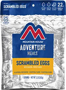 Mountain House Scrambled Eggs with Bacon | Freeze Dried Backpacking & Camping Food | Single Serving | Gluten-Free