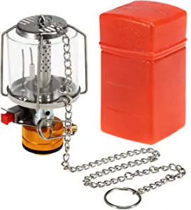 Lixada Portable Camping Gas Lantern Piezo Ignition Mini Gas Tent Lamp Light