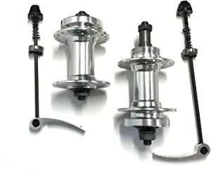 DONSP1986 Bike Wheel Part Bicycle hub, Bike Hub 36 Hole, Quick Release,Alum,One Pair,100mm x135mm Front Width and Rear Width