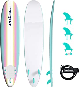 Wavestorm - Classic Soft Top Foam 8ft Surfboard