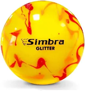 Simbra Field Hockey Ball Glitter Shiny, PVC Hollow-Core 157Gr, Super Smooth, Training Practice Smart Speed Field Hockey Ball for Sports Activity Guarranty