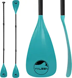 YVLEEN SUP Paddle Board PaddleStand up Paddleboard Paddles Adjustable Aluminum 4-Piece Floating Kayak PaddleConvertible Paddle