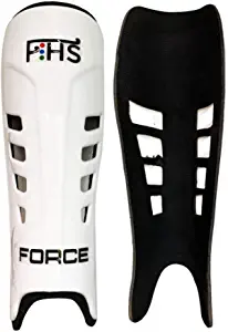 Field Hockey Shin Guards Force & Symphony Colors White Blue Teal Blue Available Sizes Small Medium Large with or Without Shin Guard Straps