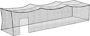 Aoneky Nylon Baseball Batting Cage Netting - NET ONLY - Not Include Poles and Frame Kits - 10x10x35ft / 12x12x55ft - Small Pro Garage Softball Batting Cage Net