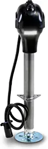 SuperHandy Trailer Power Tongue Jack Electric Manual A-Frame 3500LBS Capacity DC 12V Trailer, RV, Camper or Boat Mountable Includes LED Work Light, 48" Inch Power Cord, 7-Pin Vehicle Connector