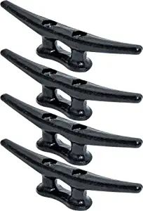 VR Business RD Boat Cleat 6 inch 4 Pack for Dock Tie Down | Boat Mooring Accessories |Nautical Decor | Beach Decor | Lake Decor | Maritime Decor