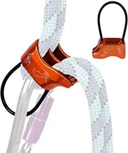 AOKWIT Professional 25KN Rappel ATC Belay Device Aluminum V-grooved Rock Climbing Belay Device Rappelling Descender Safety Equipment