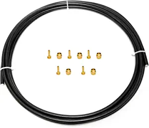 Farbetter 3000mm Bicycle Hydraulic Disc Brake Hose Kit for SRAM Avid Universal Including 5 Pairs of Olive and Connecting Insert