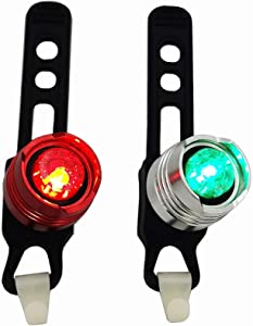 Aluminum Green and Red Portable Marine LED Boating Lights, Led Navigation Lights for Boat Bow or Stern,Backup Lights for Kayak Pontoon Yacht Dinghy