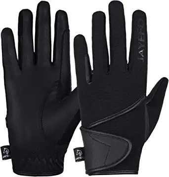 JAYEFO Men & Women Horse Riding Gloves Riding Gloves Equestrian Horseback Gloves Cotton Outdoor Sports Driving Riding Bike Workout Gardening Gloves.
