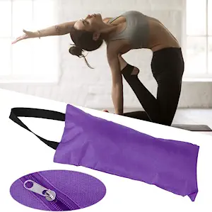 Alomejor 2Pcs Yoga Sandbag Freeweight Sand Bags for Indoor Outdoor Exercise Thin Arm Yoga Fitness with Inner Bag