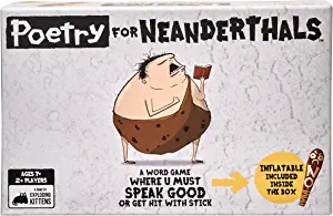 Poetry for Neanderthals by Exploding Kittens LLC - Family Card Game for Adults, Teens & Kids , White