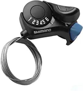 ZUKKA Right Thumb Gear Shifter SL-TX30-6R,6 Speed Bike Shift Lever for Mountain City Road Folding Bicycle