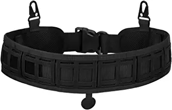 Huntvp Patrol MOLLE Belt MOLLE Tactical Belts with Mesh Lining for Shooting Airsoft Wargame Paintball Hunting