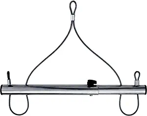 AUSCAMOTEK Gambrel for Deer Hoist Truck Hitch Tree Mounted Game Hanger Tripod Stand Lift Pulley System for Hunting Field Skinning Dressing Heavy Duty Capacity 550 Pounds