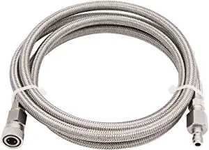 Paintball PCP Filling Hose Whip Extension Stainless Steel Air Fill Station & Charging System 60 inches with Quick Disconnect