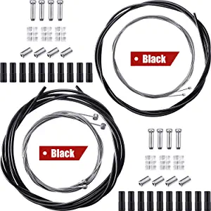 Universal Bicycle Transmission Line Bicycle Shift Derailleur Cable and Brake Cable Kit for Bicycle Mountain Road Bike Repair