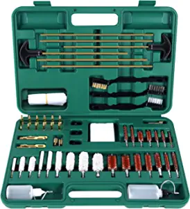 Gun Cleaning Kit, Sportneer Rifle Cleaning Kit for Guns 9mm Pistol Rifle Handgun Shotgun Airsoft Gun, Hunting Shooting Cleaning kit for All Caliber with Portable Carrying Case