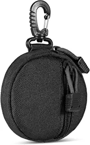 Nujiaa Small Molle Pouch Accessories, Upgraded EDC Pouches Military Gear, Tactical Bag Case as Coin Purse Keychain, Case Wallet, Wireless Headset Pack.