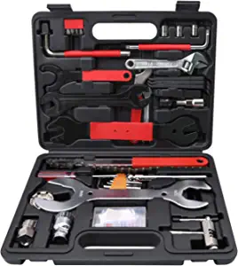 Bike Tool Kit 44pcs Professional Bike Repair Tool Kit Quality Bicycle Maintenance Tool Set for Mountain Bike Road Bike Maintenance in a Neat Storage Case (Black Storage Case)