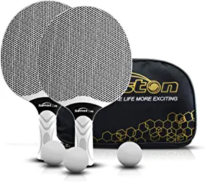 Senston Table Tennis Rackets Set, Professional Table Tennis Racket, Composite Rubber Ping Pong Paddle Set