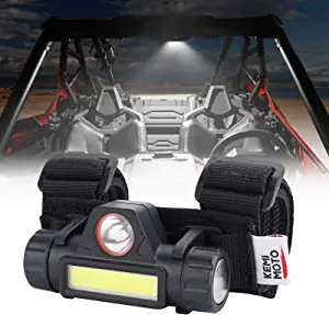 kemimoto UTV Dome Light Roll Bar Cage Mount Interior Lights Compatible with Polaris RZR Can Am Talon Kawasaki Golf Cart Boat Off-Road-Work for 1.25-2.0" Roll Bar or Ironwork