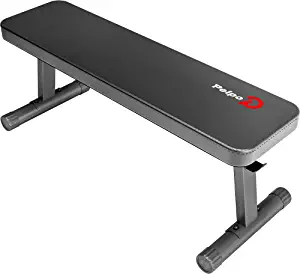 pelpo Flat Weight Bench for Home Gym Foldable Workout Bench For Strength Training, Utility Capacity 660 lbs