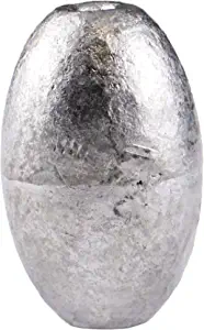 Avlcoaky Egg Sinkers Weights Fishing Weights Saltwater Oval Shaped Sinkers for Fishing Line Catfishing Bottom Fishing Tackle