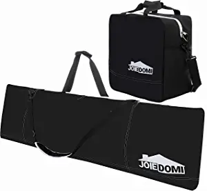 Joiedomi Snowboard Bag & Boot Bag Combo, Fits Up to 65 Inches Snowboard and Size 13 Boots, with Carry Handles & Dual Zippered Closure for Snow Travel Snowboarding Equipment Storage & Transportation