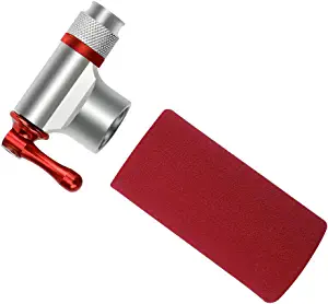 CO2 Bike Tire Inflator, Quick & Easy, Bicycle Tire Pump for Road and Mountain with Insulated Sleeve, Fits Presta and Schrader Compatible, CO2 Bike Cartridges Not Included