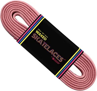 Bont Skates Waxed Laces - 6mm & 8mm - 47" 71" 79" 96" 108" - Cherry Blossom Pink