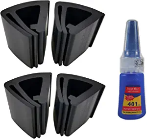 Mamiko Universal Golf Cart Windshield Upper Latch Retaining Clips Compatible with EZGO Club Cart Yamaha Replace # 102005801 1020058-01, Set of 4