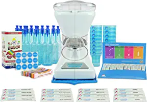 Little Snowie Max Snow Cone Machine - Premium Shaved Ice Maker, With Powder Sticks Syrup Mix, Entrepreneur Kit