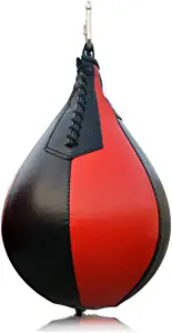 Speed Punching Ball, Hanging Boxing Ball,Professional Hanging Swivel Speed Bag Punch Ball,Double End Ball PU Leather Punch Ball for Gym MMA Boxing Sports Punch Bag Adult Kids