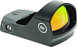 Crimson Trace CTS-1250 Compact Open Reflex Pistol Sight with Low Profile LED 3.25 MOA Red Dot and Adjustable Brightness for Handguns