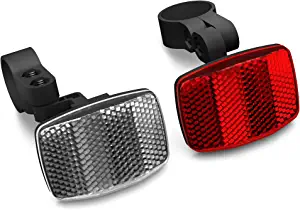 LGEGE Front & Rear Reflector Kit, Road Safety Reflection Kit