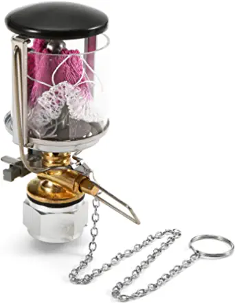 Lixada Mini Propane Camping Lantern Single Mantle Gas Light Portable Gas Light Hanging Tent Lamp with 2 Lantern Mantles for Travel Hiking Backpacking