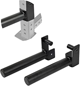 ZOVOTA Olympic Weight Plate Holder Attachment Fits 2" Weight Strength Training Plates Tube Power Cage Set of 2 Storage Rack