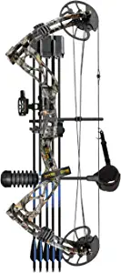 Sanlida Archery Dragon X8 RTH Compound Bow Package for Adults and Teens,18-31 Draw Length,0-70 Lbs Draw Weight,up to IBO 310 fps,No Bow Press Needed,Limbs Made in USA,Limited Life-time Warranty