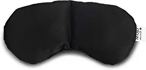 Mojo Meditation Weighted Eye Pillows, Eye Masks, Meditation and Yoga Gifts Promoting Relaxation, Satin Sleep Masks, Light-Blocking Eye Covers, Self Care Accessories, Black