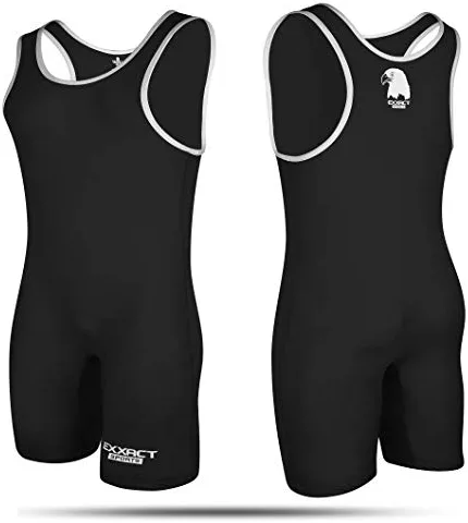Exxact Sports Plain Wrestling Singlet (Youth & Adult)